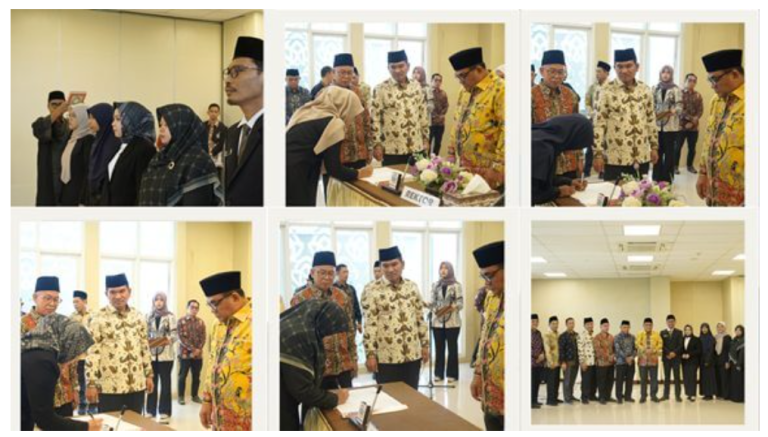 Rektor UIN STS Jambi Lantik Kaprodi dan Sekprodi Baru